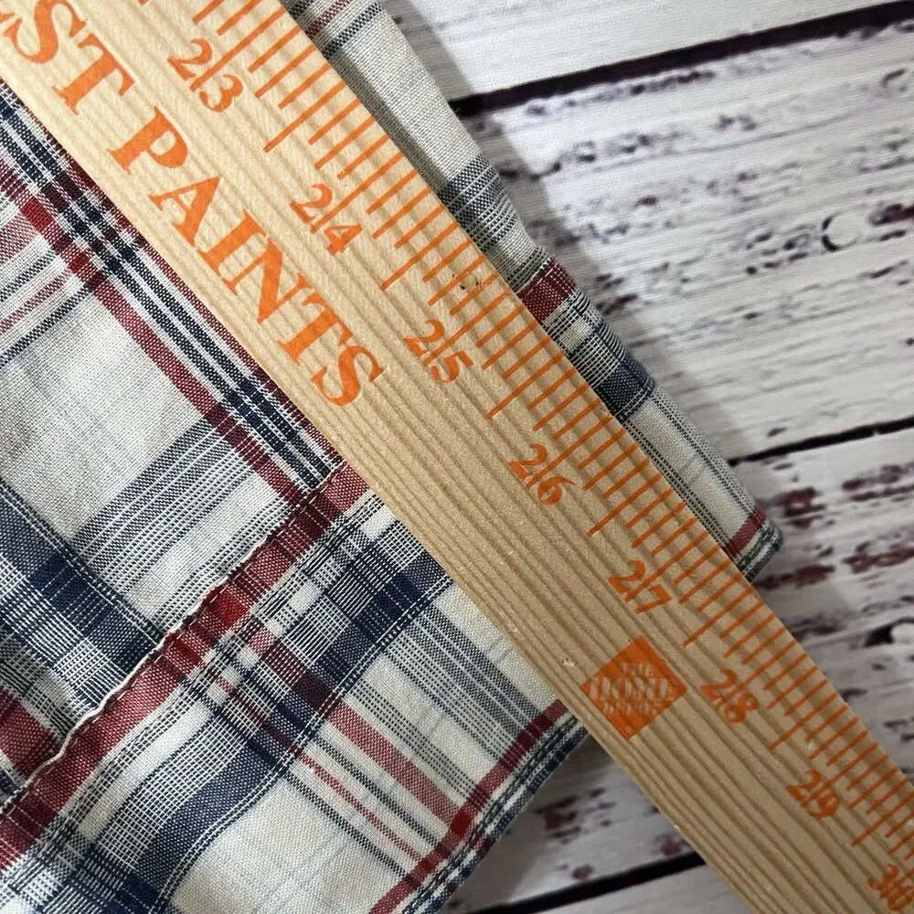 Wrangler Jeans Co 3XL Plaid Cotton Casual Shirt Pearl Snap L/S Western Cowboy